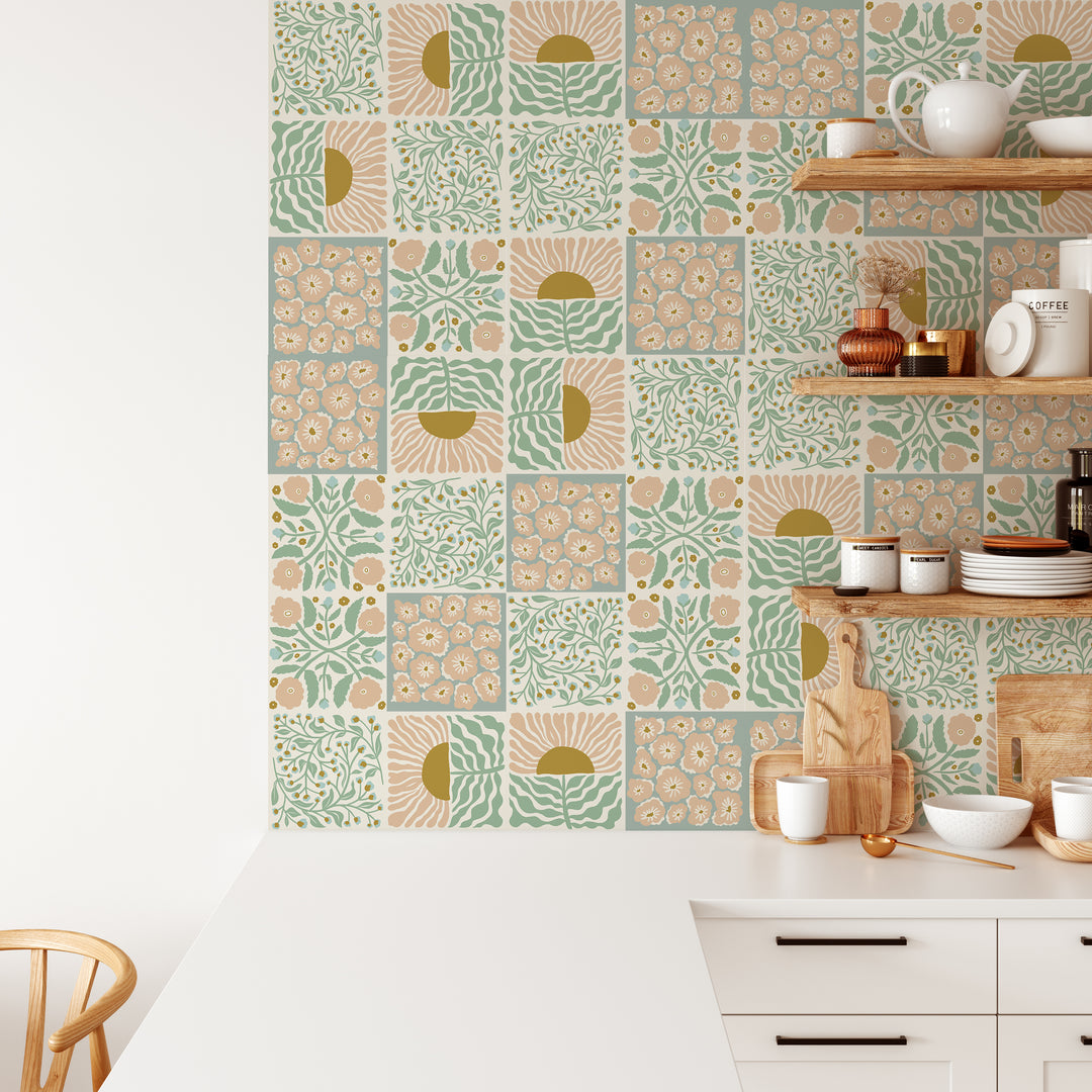 Paquete de pegatinas de vinilo con calcomanías para azulejos Retro Vibes