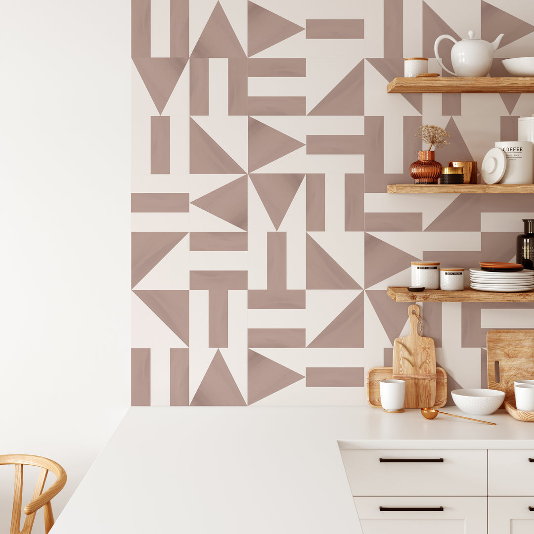 Geometric Boho Pattern Tile Decal Vinyl Stickers Pack