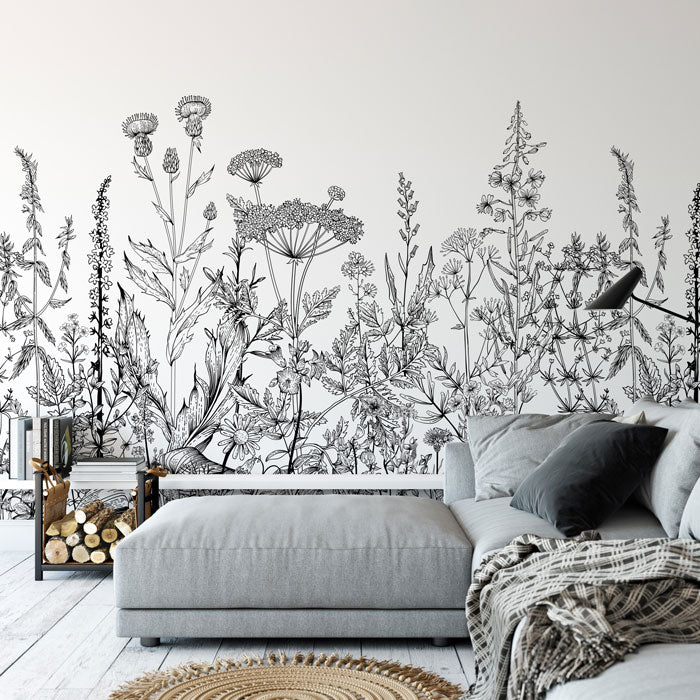 Nature's Garden Wallpaper Mural