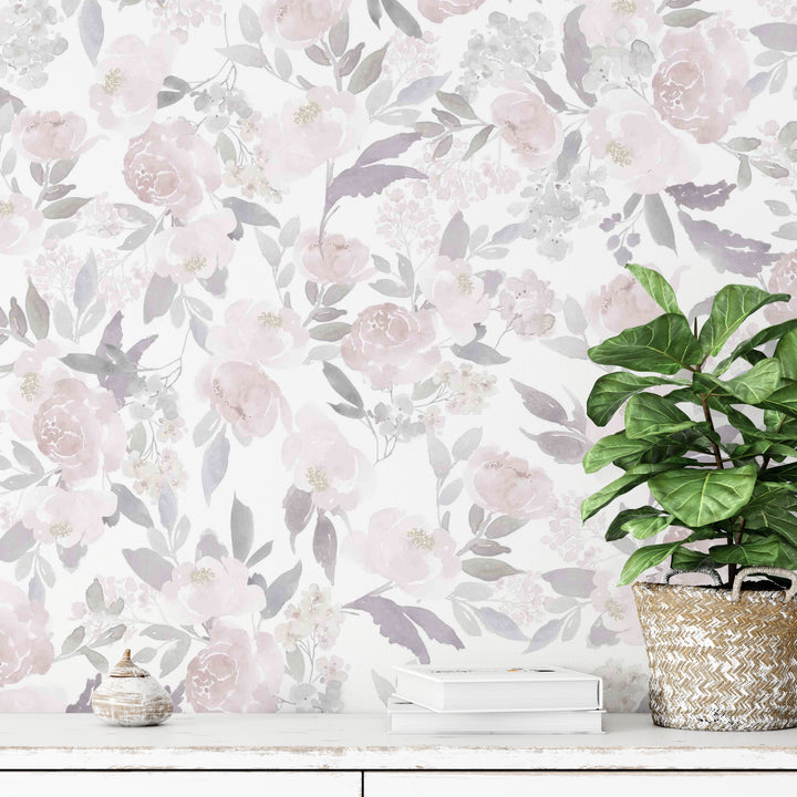 Ultralight Delicate Forest Floral Wallpaper