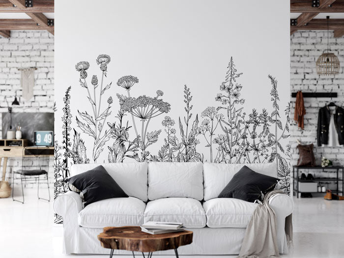 Nature's Garden Wallpaper Mural