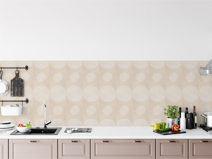 Paquete de pegatinas de vinilo para azulejos con formas abstractas bohemias ligeras