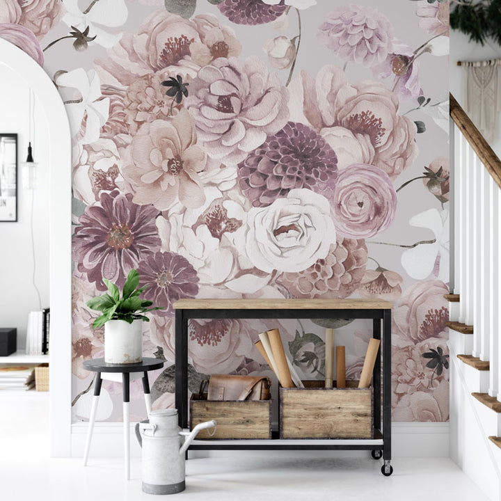 Dreaming Mauve Wallpaper Mural