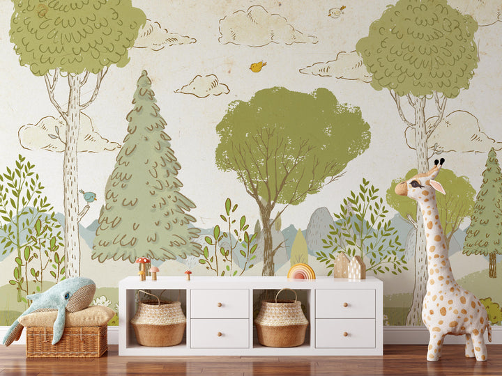 Mural del bosque dulce