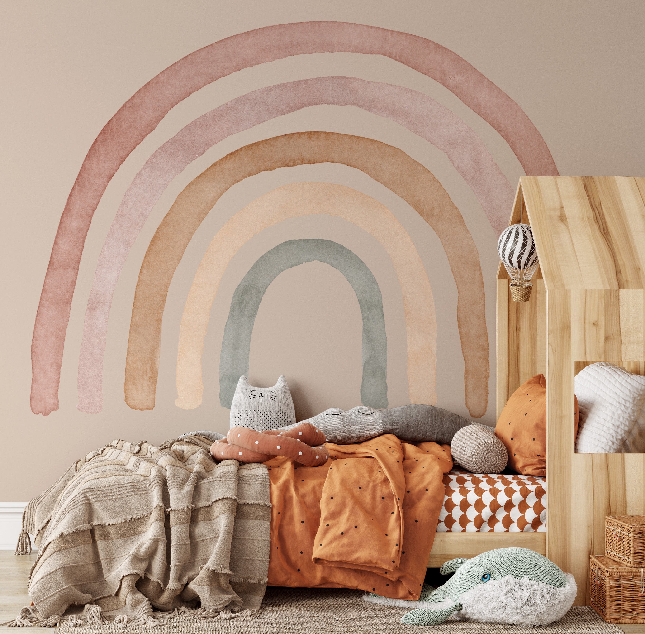 Rainbow on sale wall decal