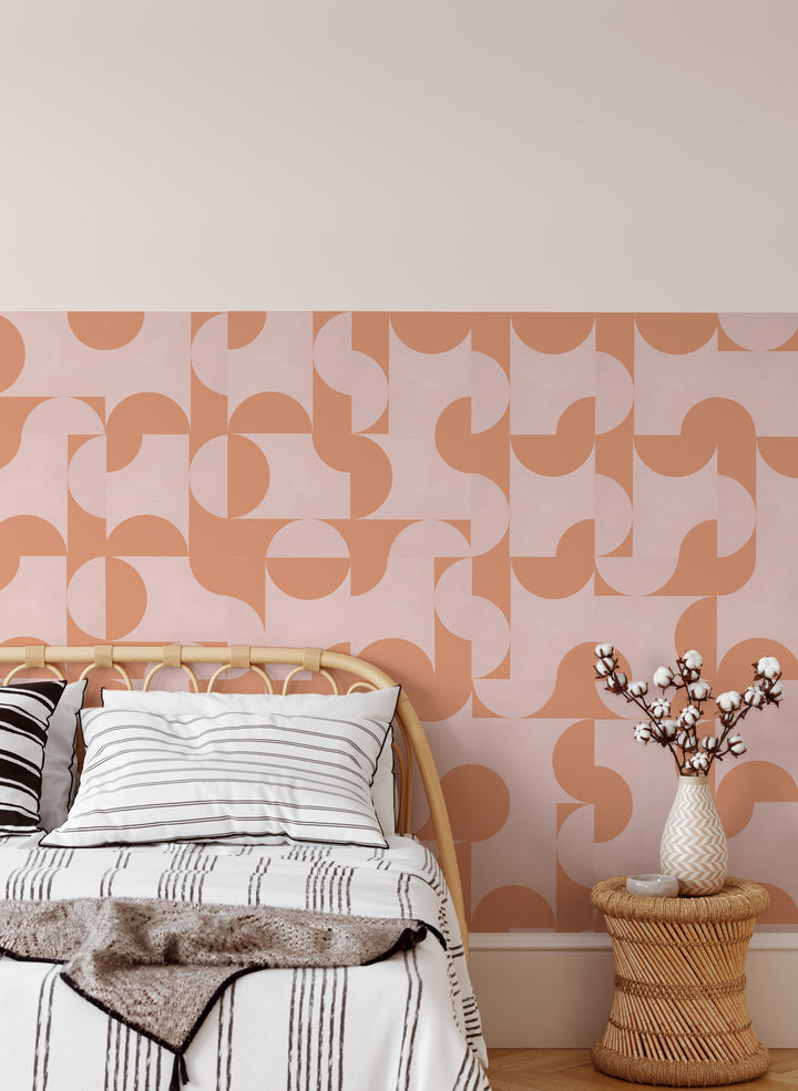 Retro Abstract Shapes Tile Decal Vinyl Stickers Pack