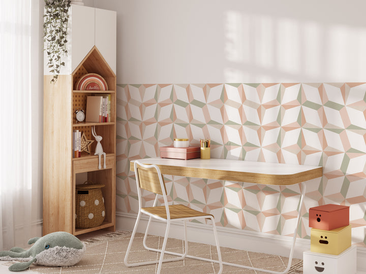 Paquete de pegatinas de vinilo con calcomanías de azulejos pastel