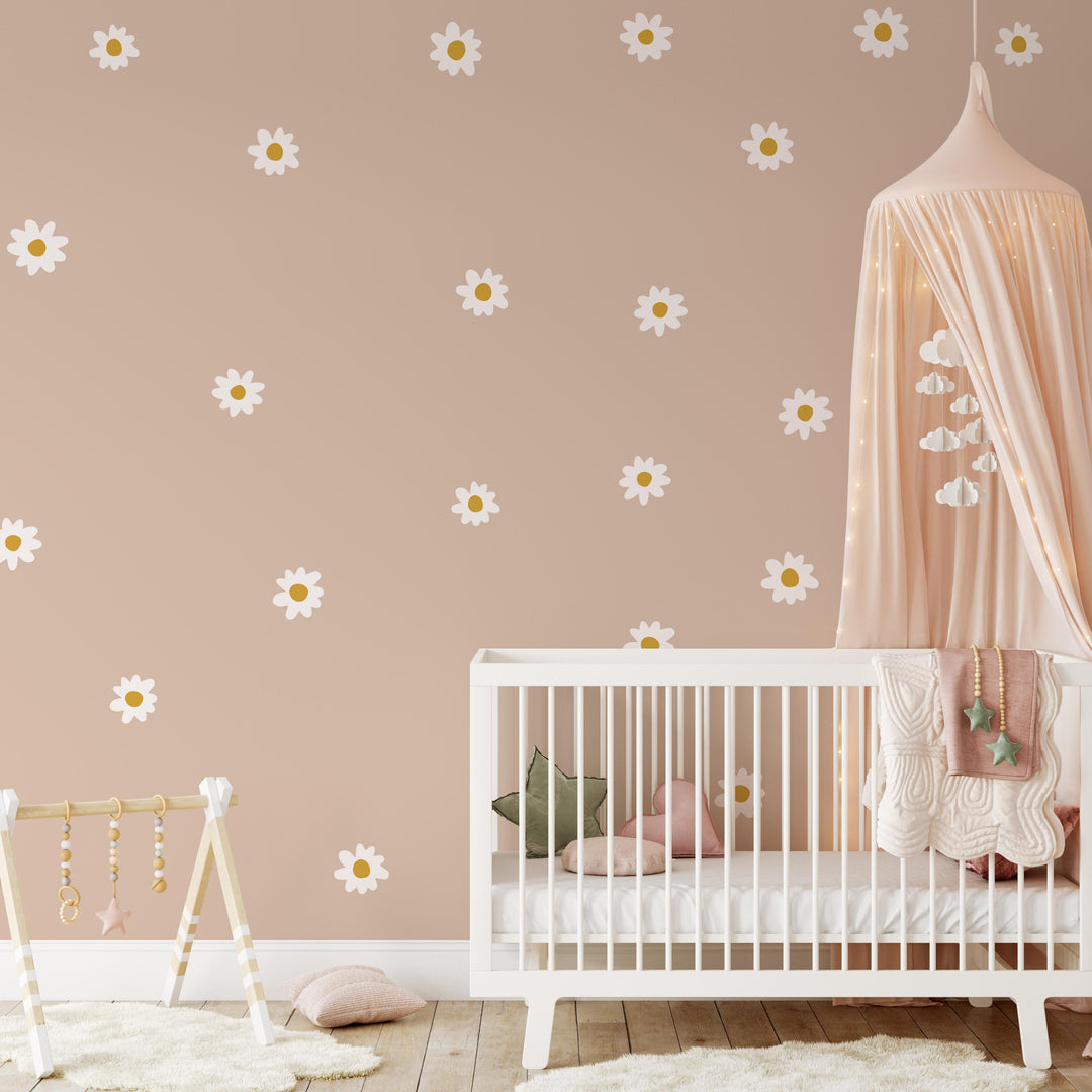 Daisy Floral Decals