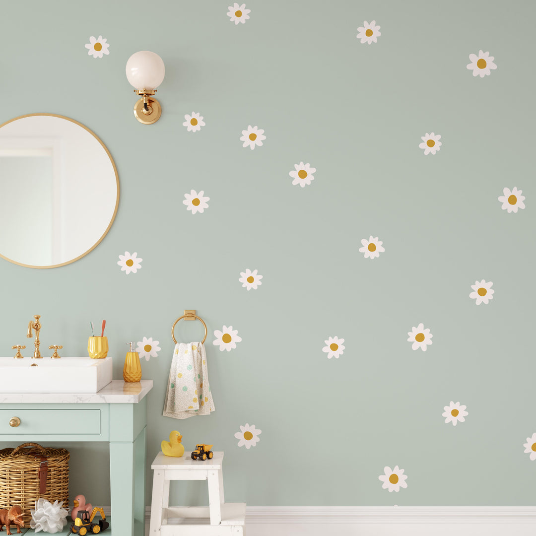 Daisy Floral Decals