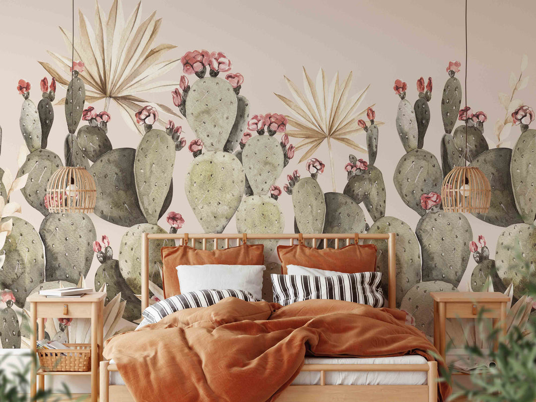 Desert Bloom Wallpaper Mural