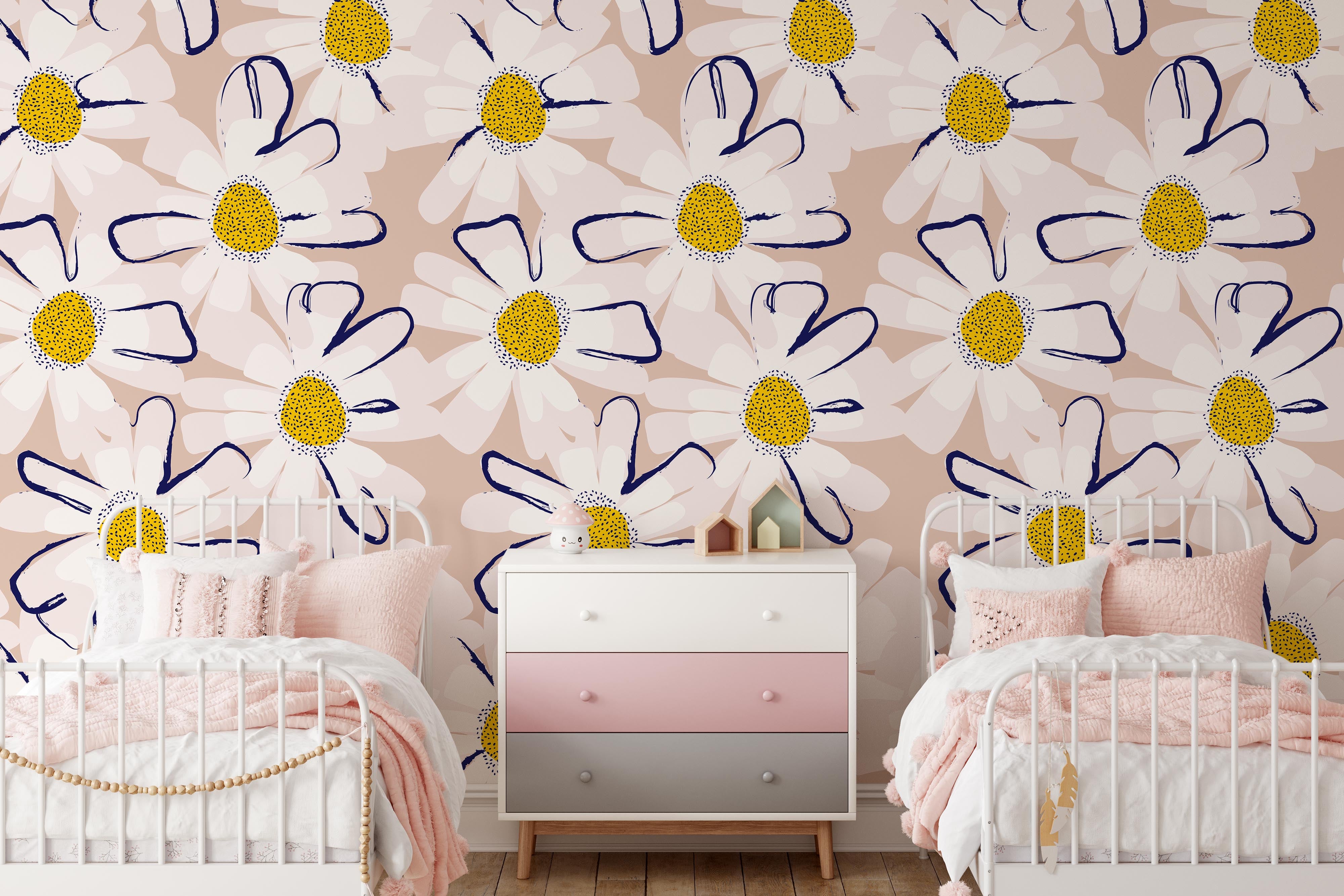 Big Artsy Daisy Mural – Koko Art Shop