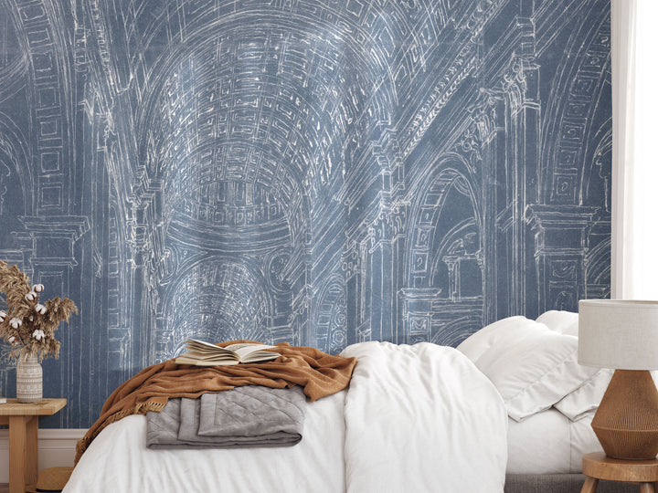 Renaissance Indigo Mural