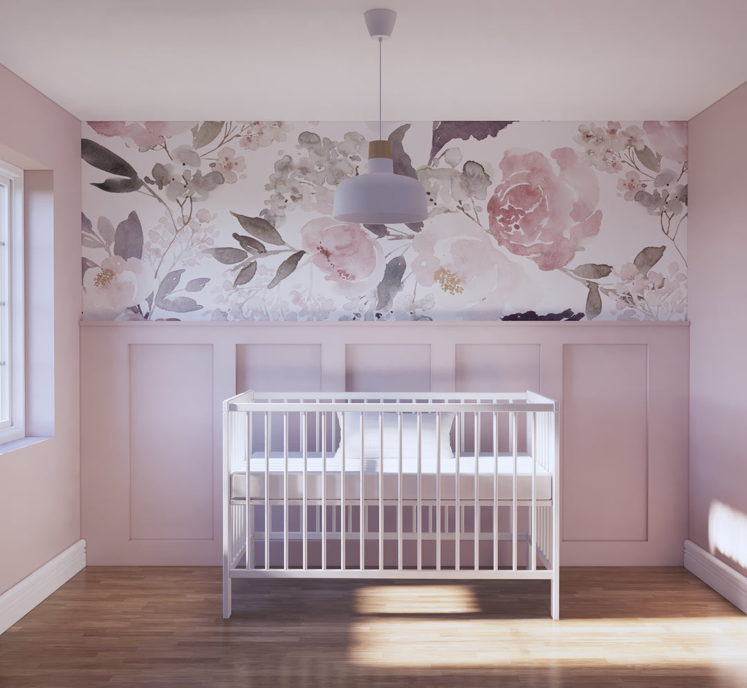 Delicate Forest Floral Wallpaper Mural