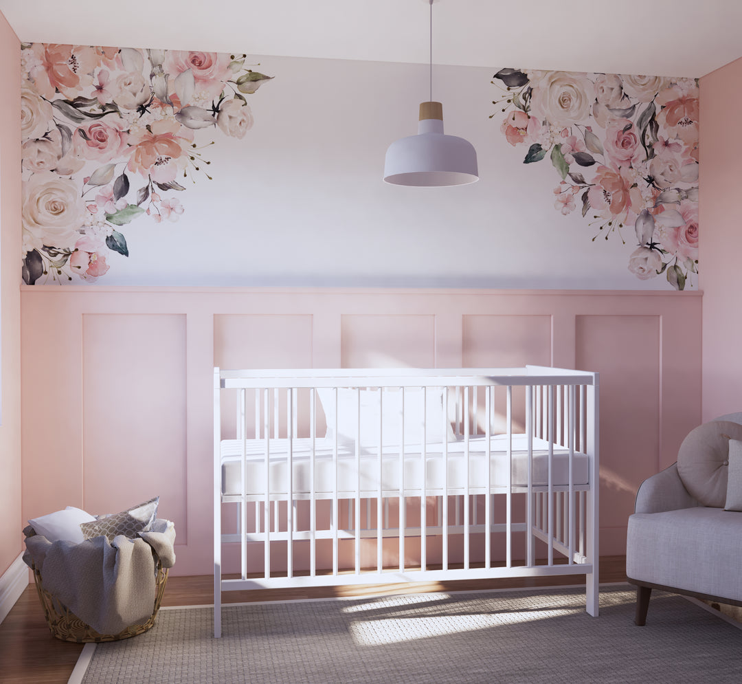 Vinilo decorativo para esquinas Ramo en rubor