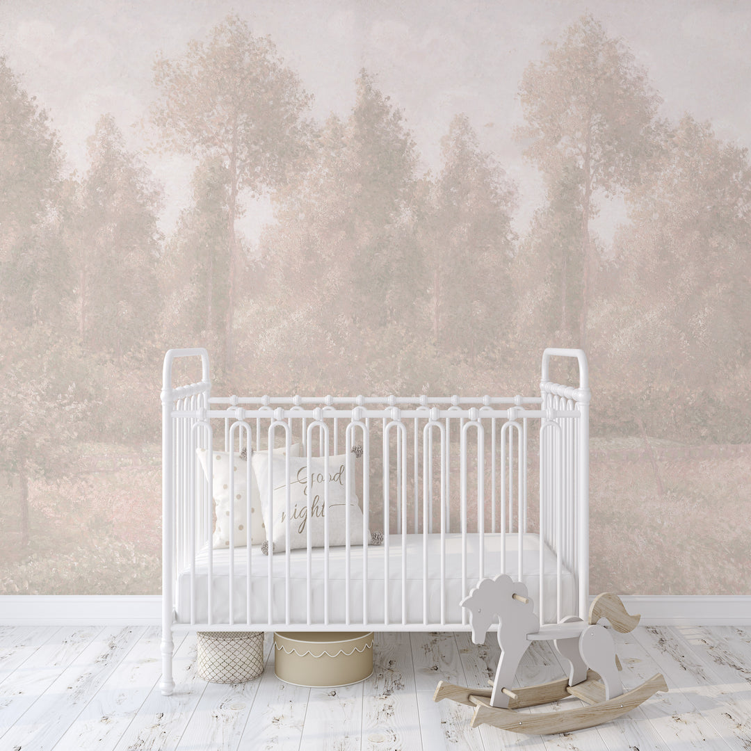 Light Antique Forest Mural