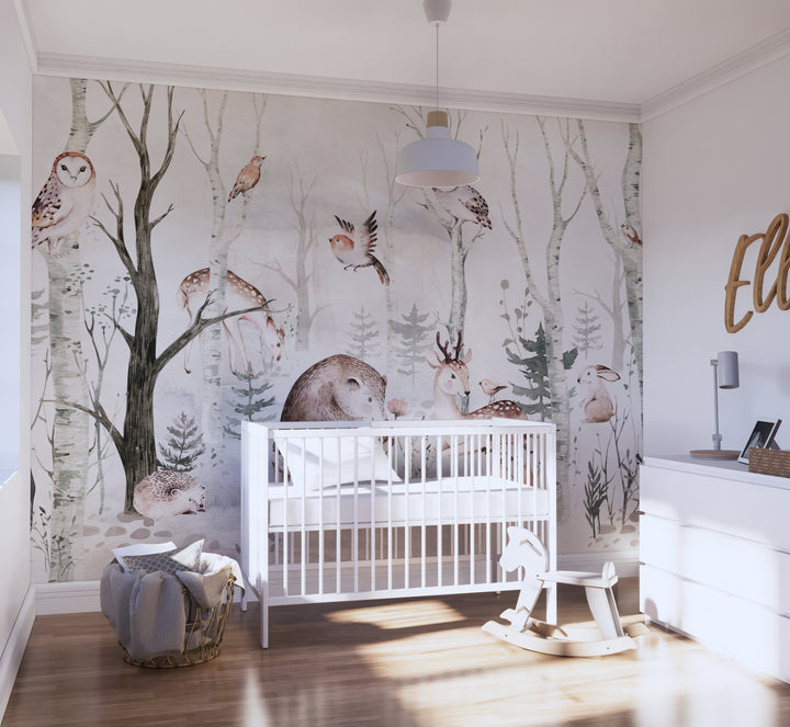 Sweet Dreamy Forest Mural