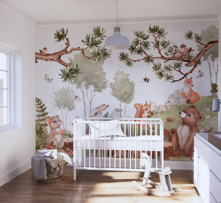 Woodland Family Mural