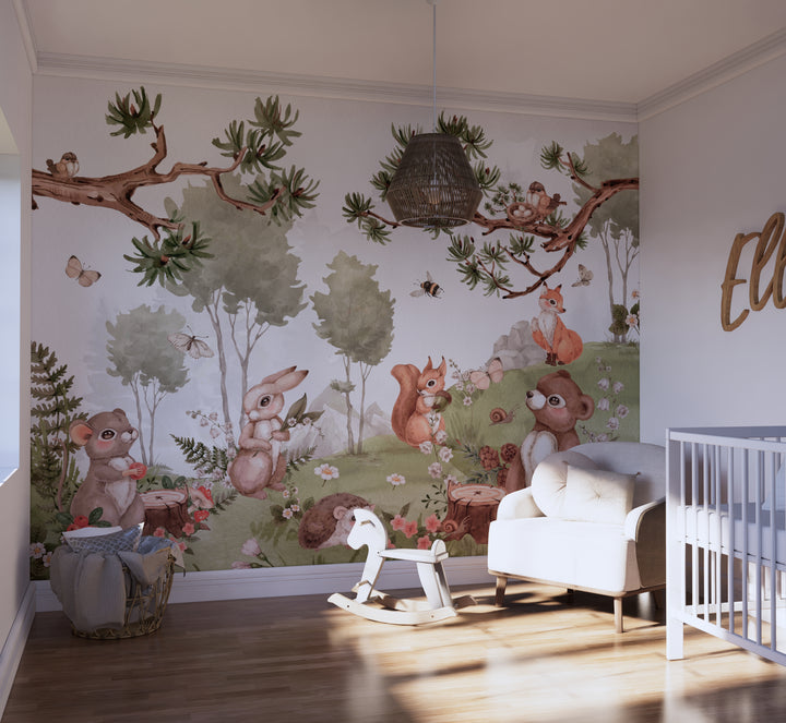 Woodland Family Mural
