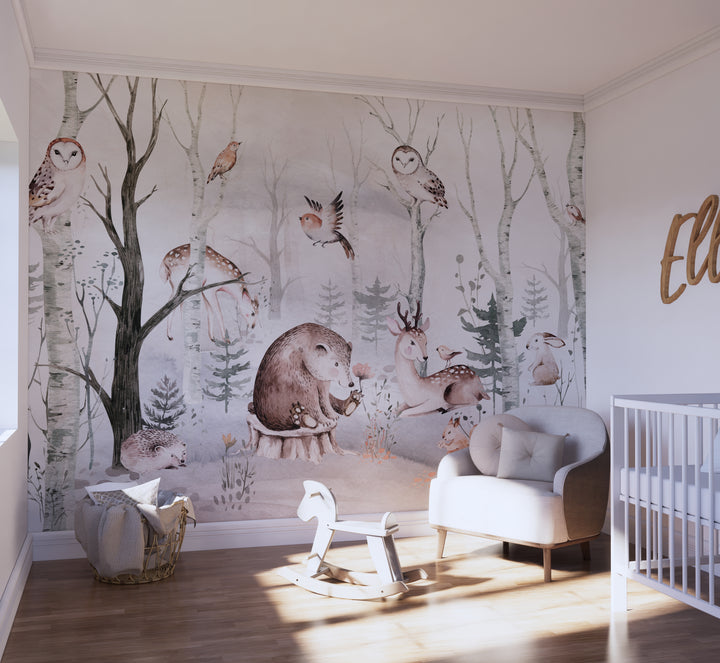 Sweet Dreamy Forest Mural