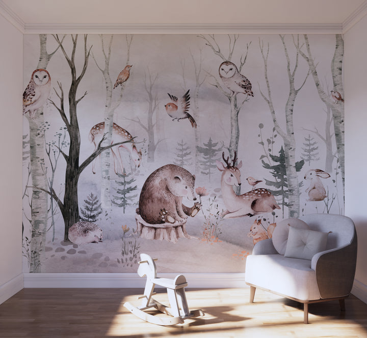 Sweet Dreamy Forest Mural