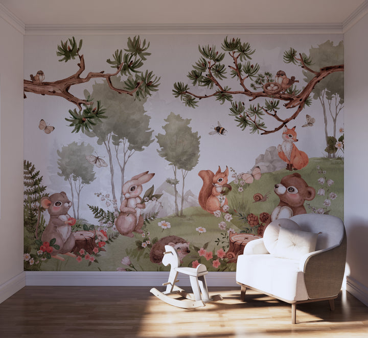 Woodland Family Mural