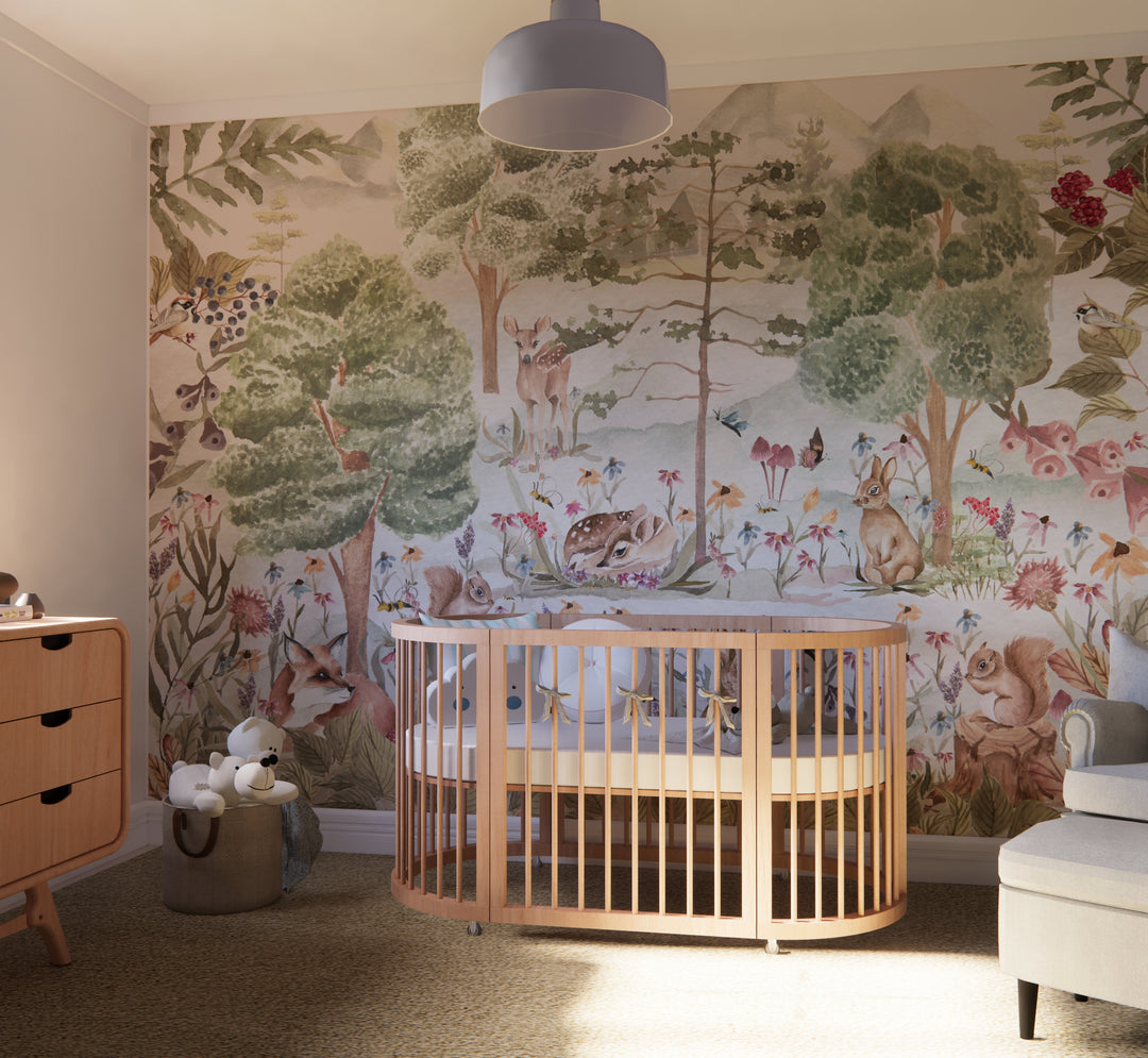 Sweet Dreamy Woodland Mural