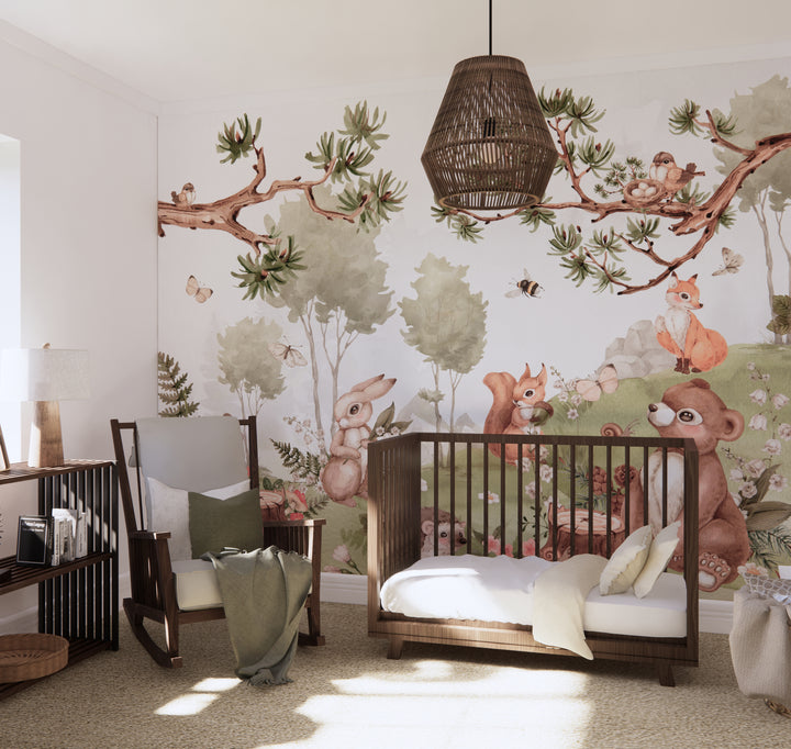 Woodland Family Mural