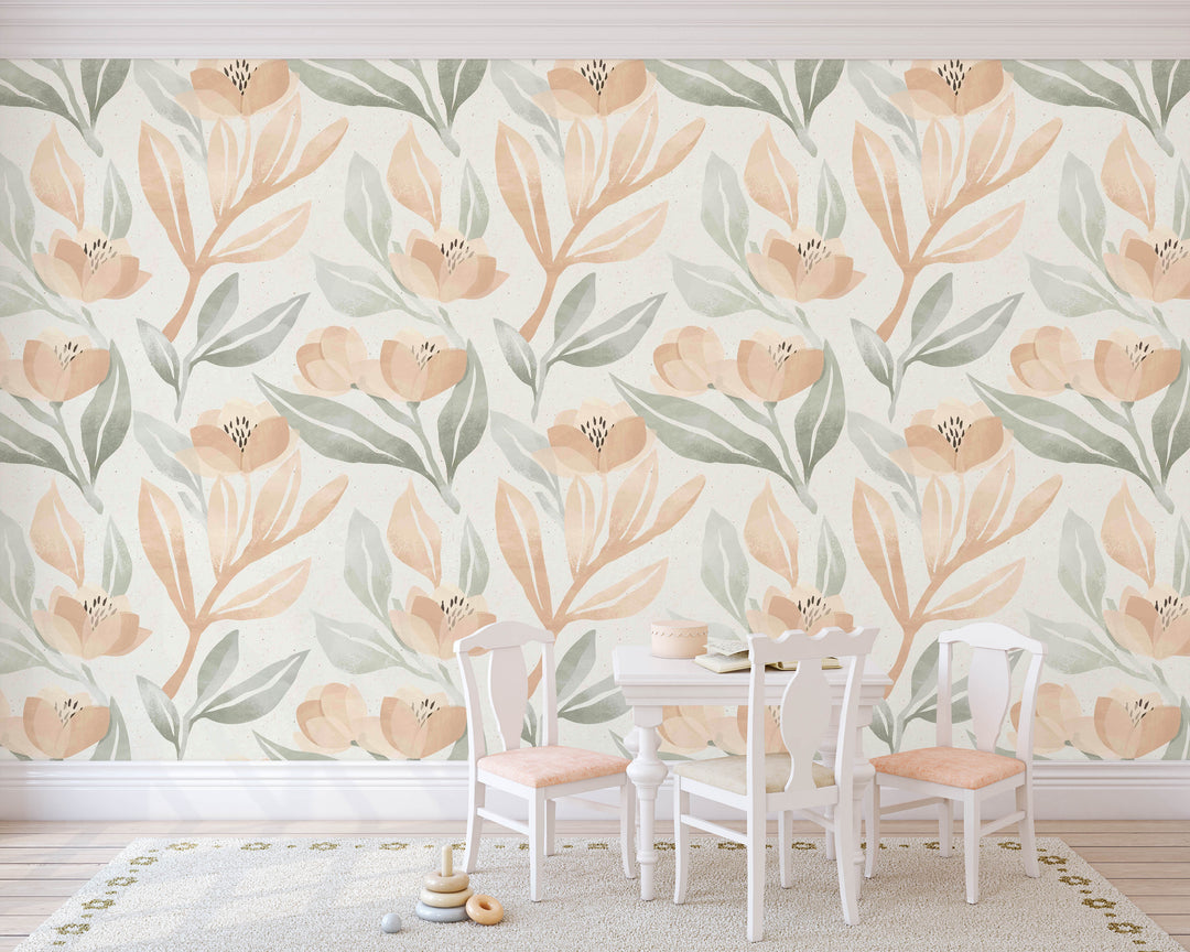 Botanical Blossom Mural