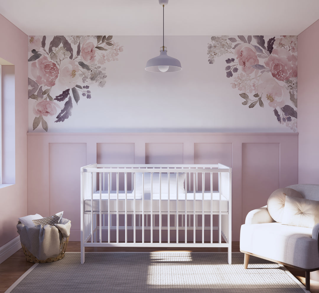 Nursery Floral Corner Decals