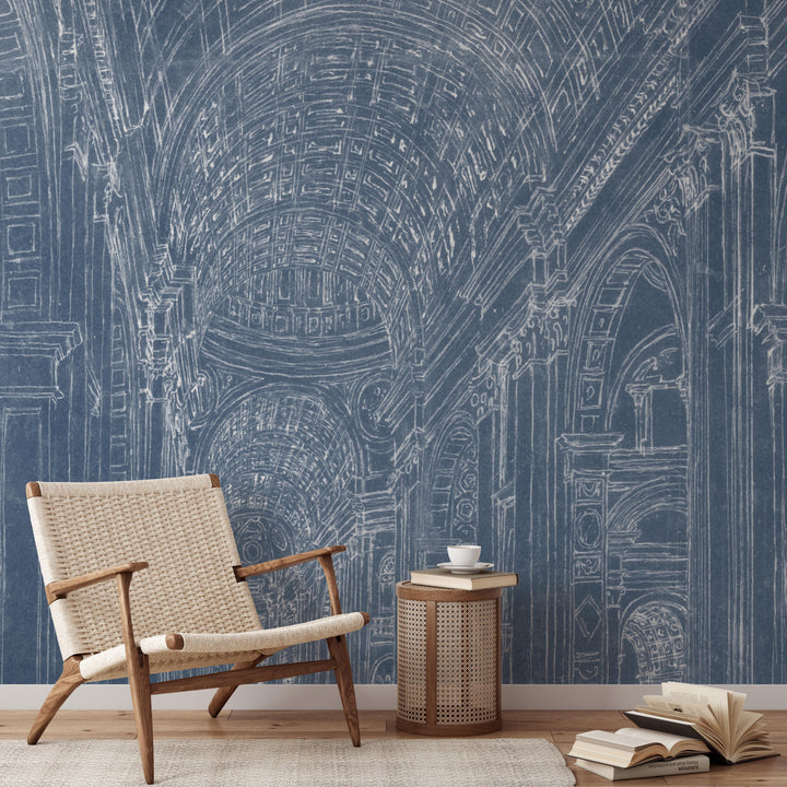 Renaissance Indigo Mural