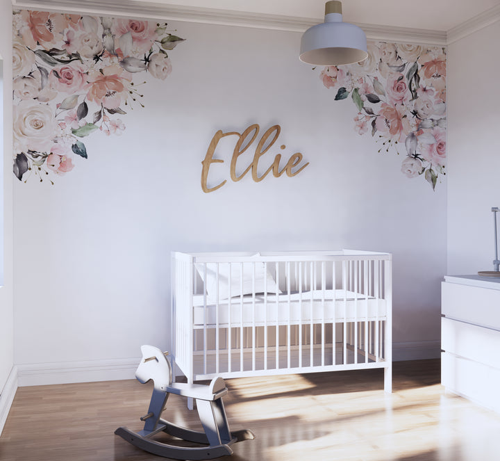 Vinilo decorativo para esquinas Ramo en rubor