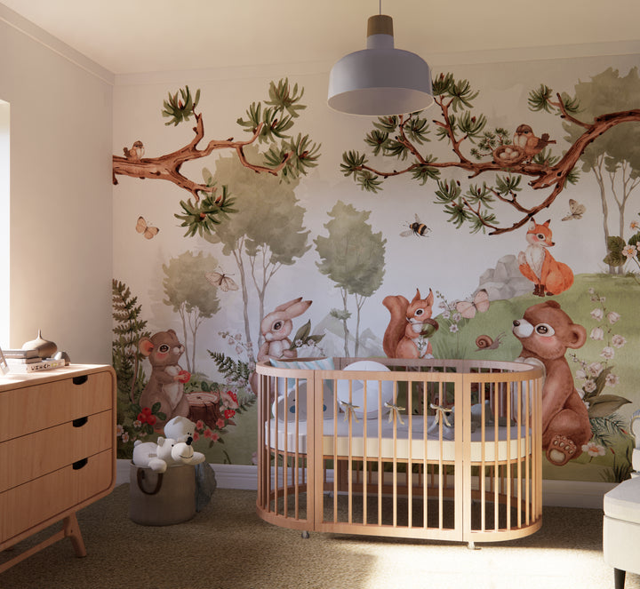 Woodland Family Mural
