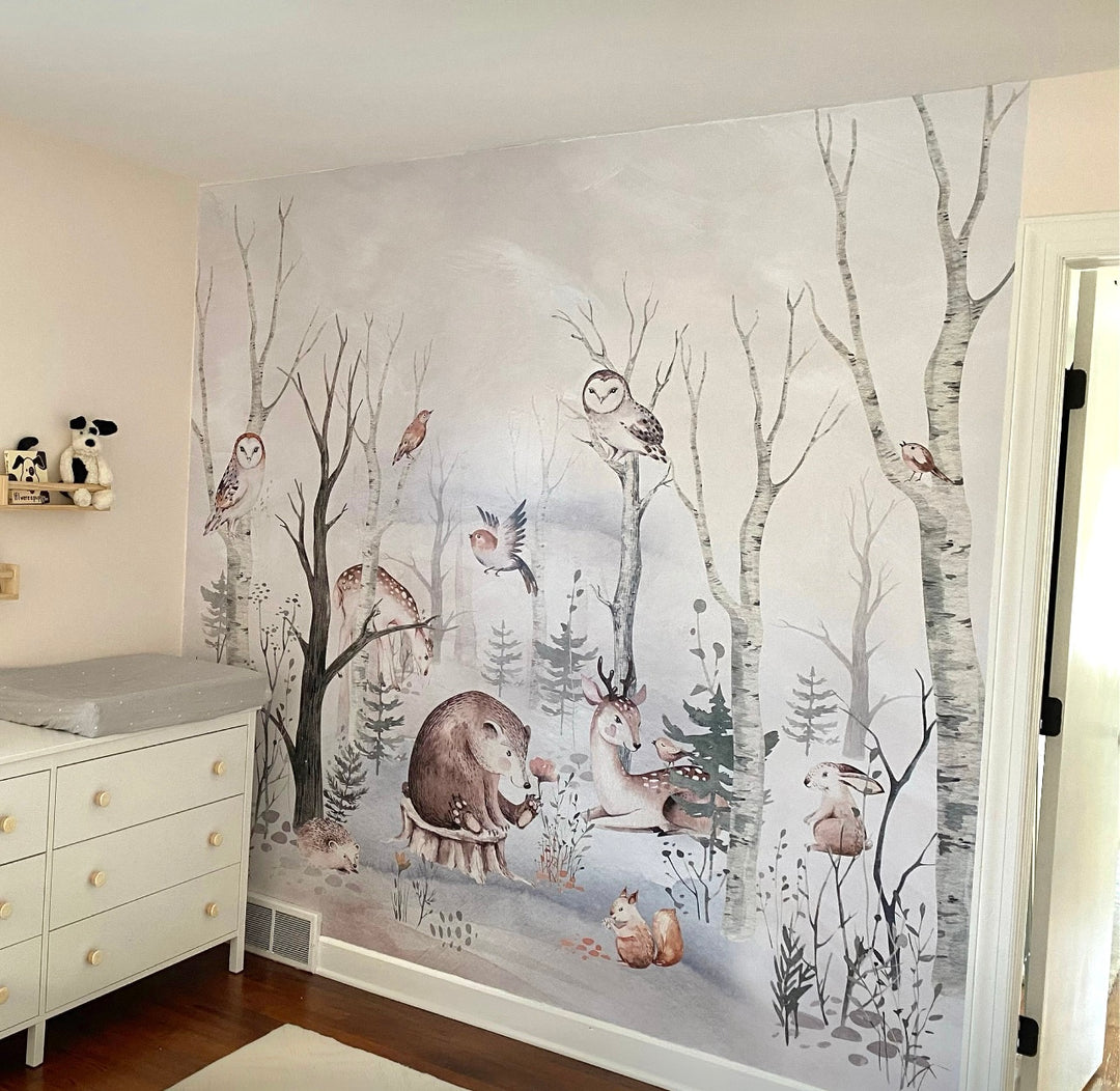 Sweet Dreamy Forest Mural