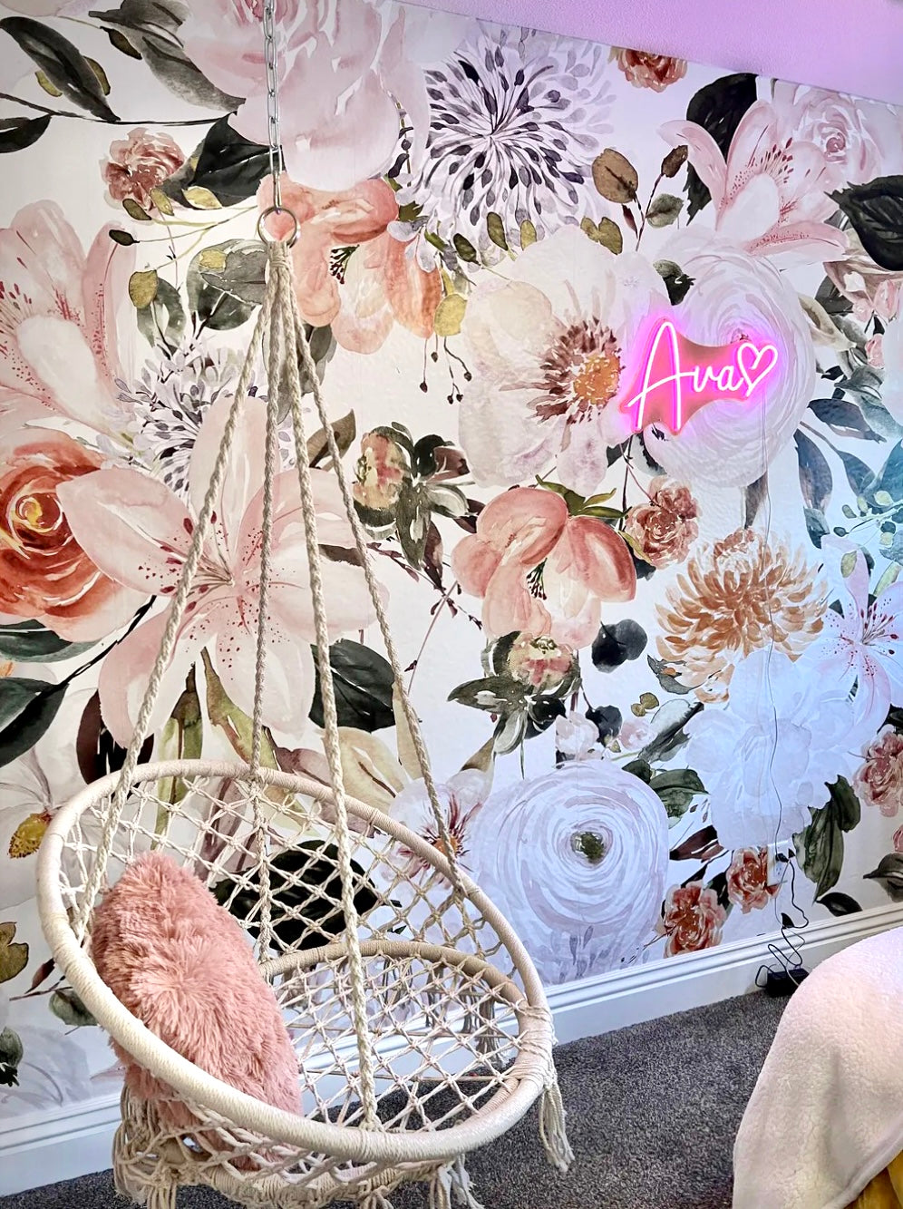 Spring in Blush Wallpaper Mural