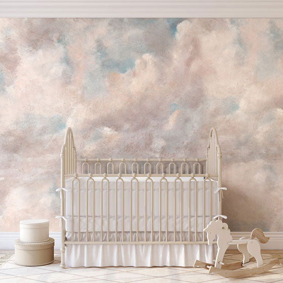 Sweet Dusk Clouds Wallpaper Mural