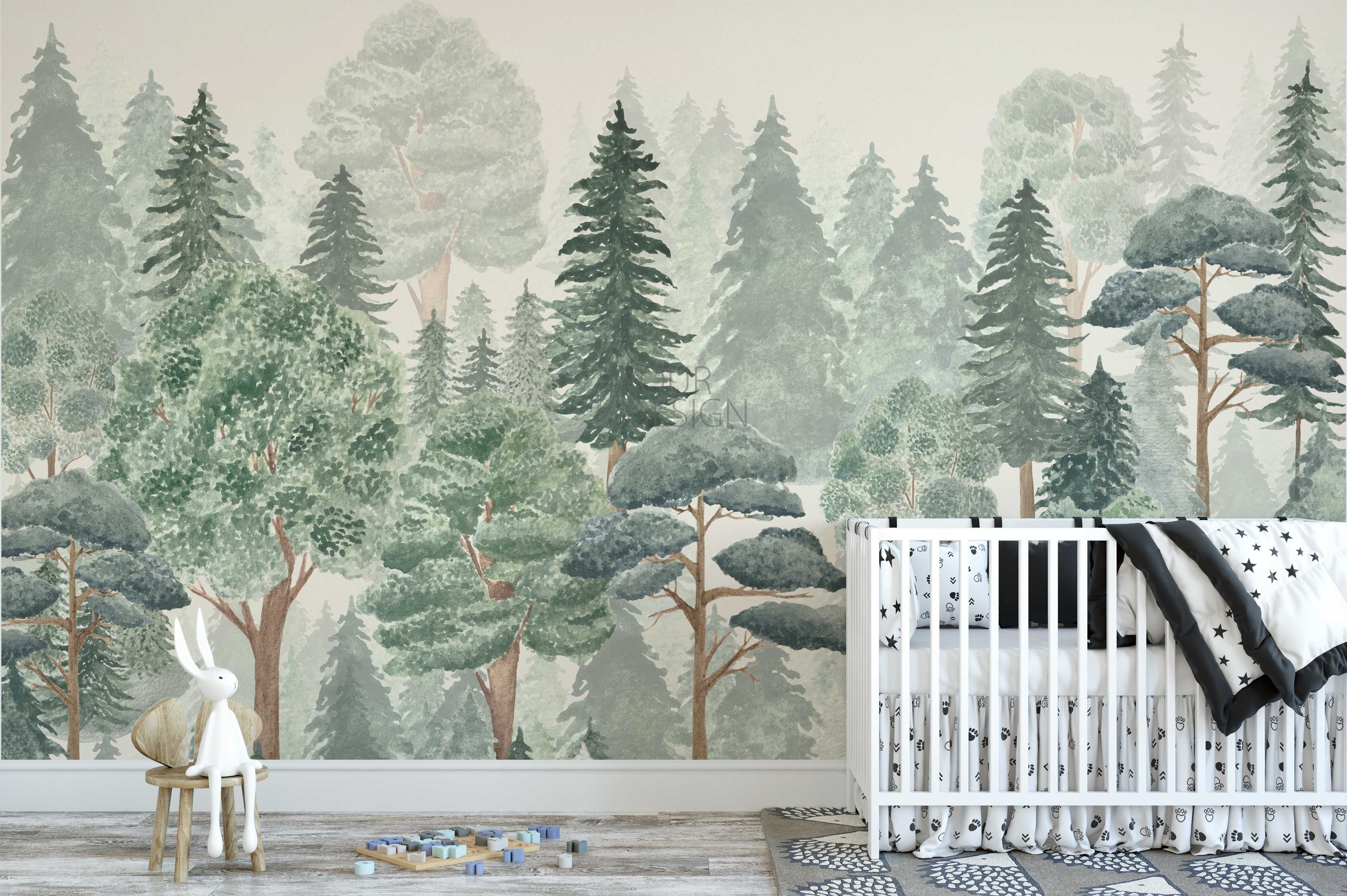 Forest Nature Mural – Koko Art Shop