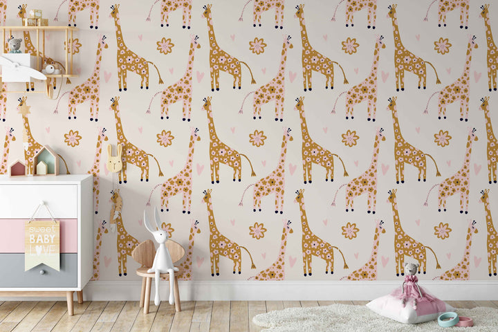 Lovely Giraffe Wallpaper