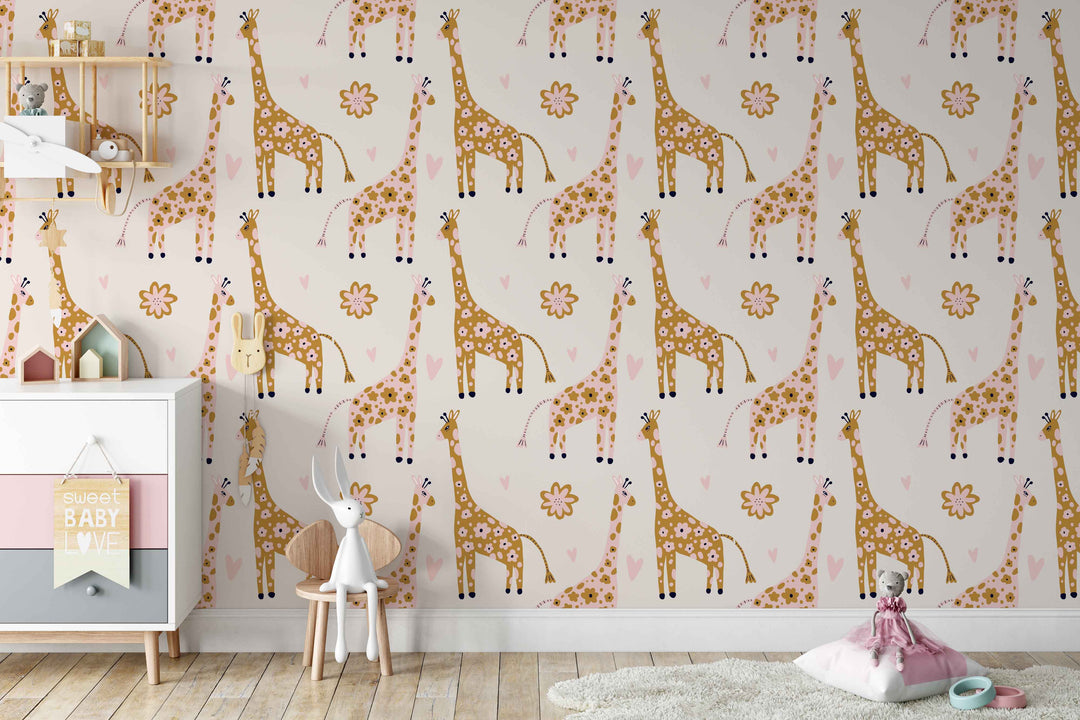 Lovely Giraffe Wallpaper