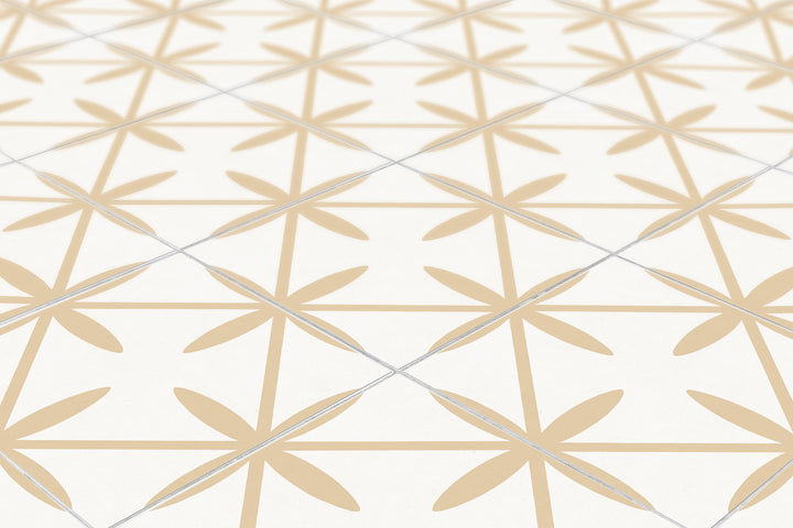 Paquete de pegatinas de vinilo con calcomanías para azulejos neutros claros