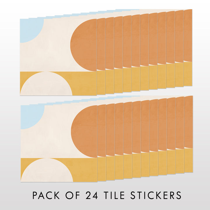 Colorful Vintage Tile Decal Vinyl Stickers Pack