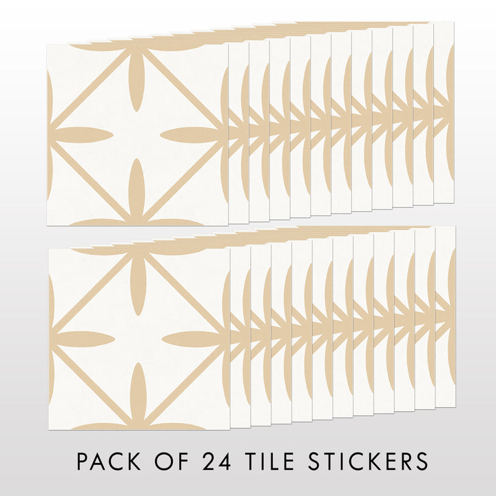 Light Neutral Tile Decal Vinyl Stickers Pack