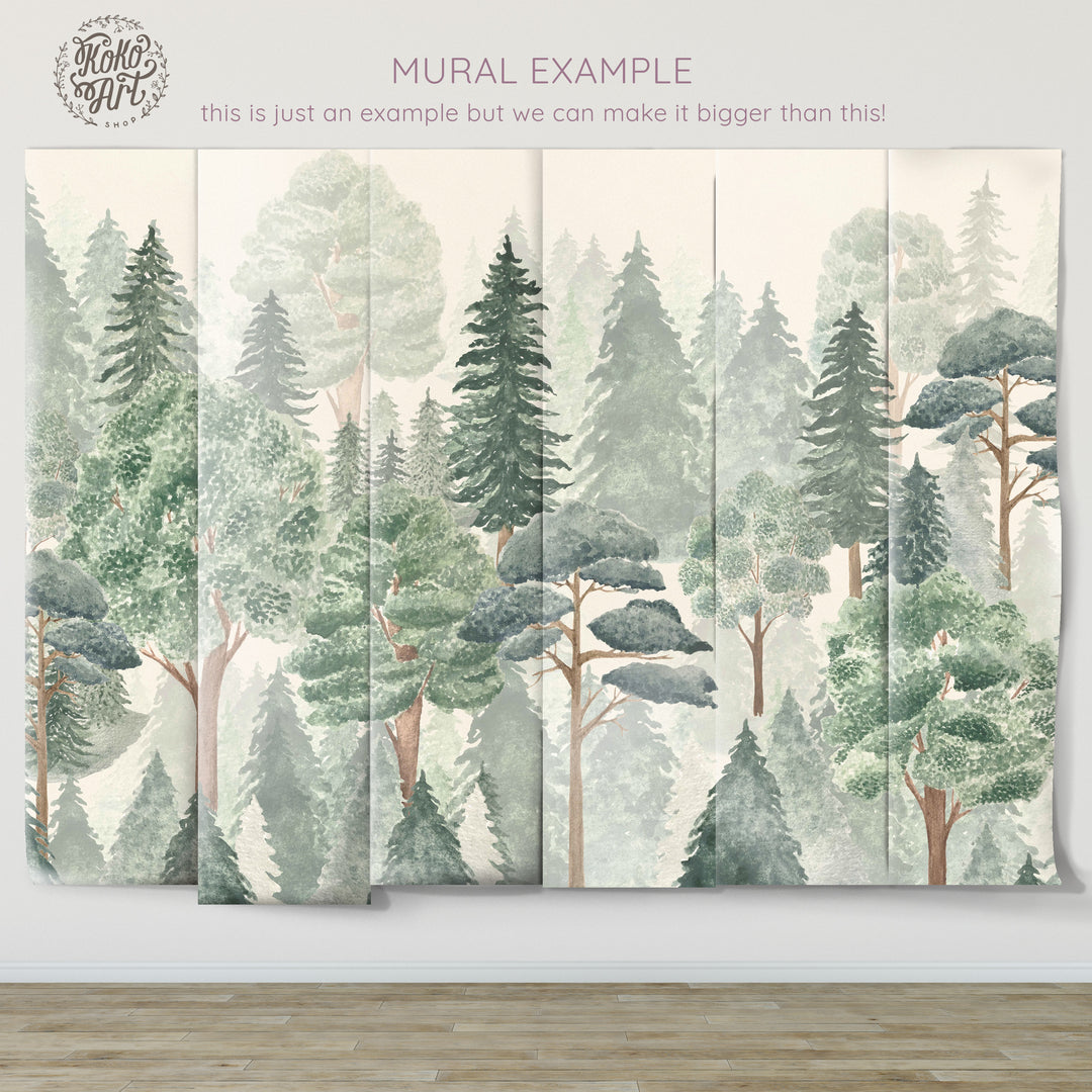 Forest Nature Mural