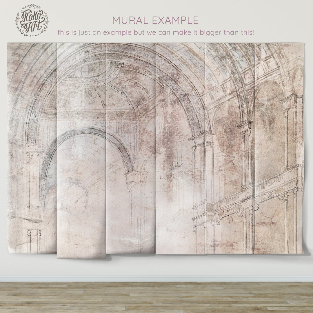 Renaissance Arches Mural