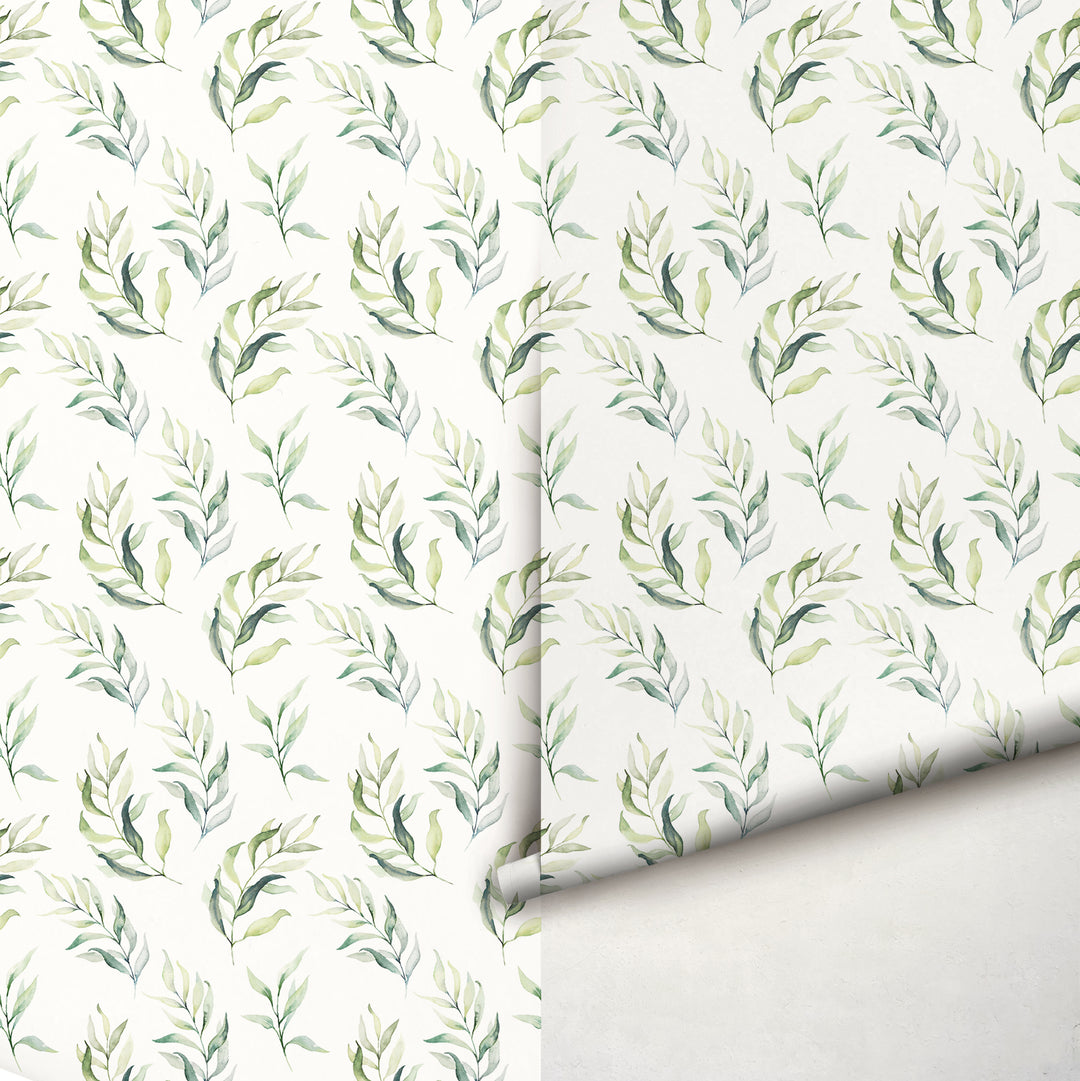 Botanical Leaves Wallpaper