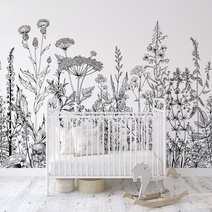 Nature's Garden Wallpaper Mural