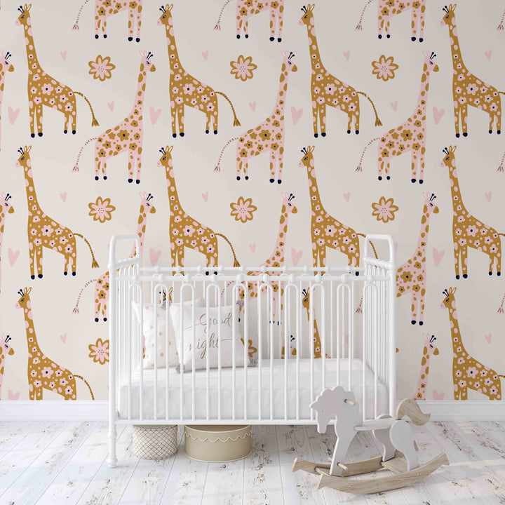Lovely Giraffe Wallpaper