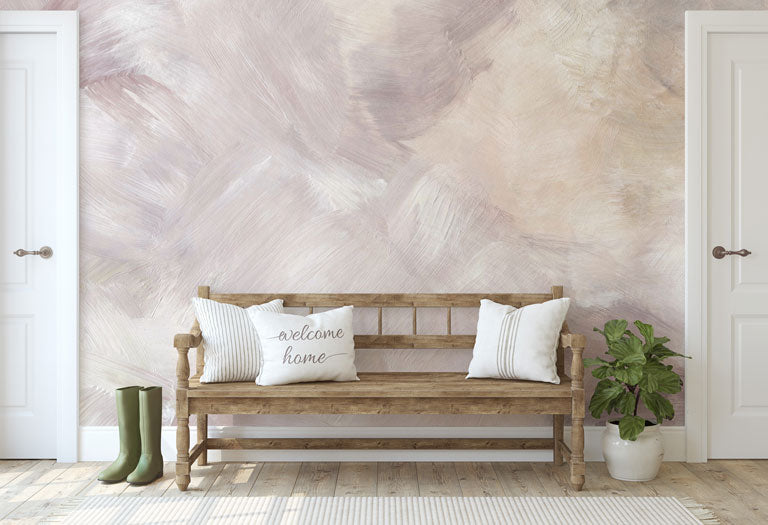 Soft Blush Mural