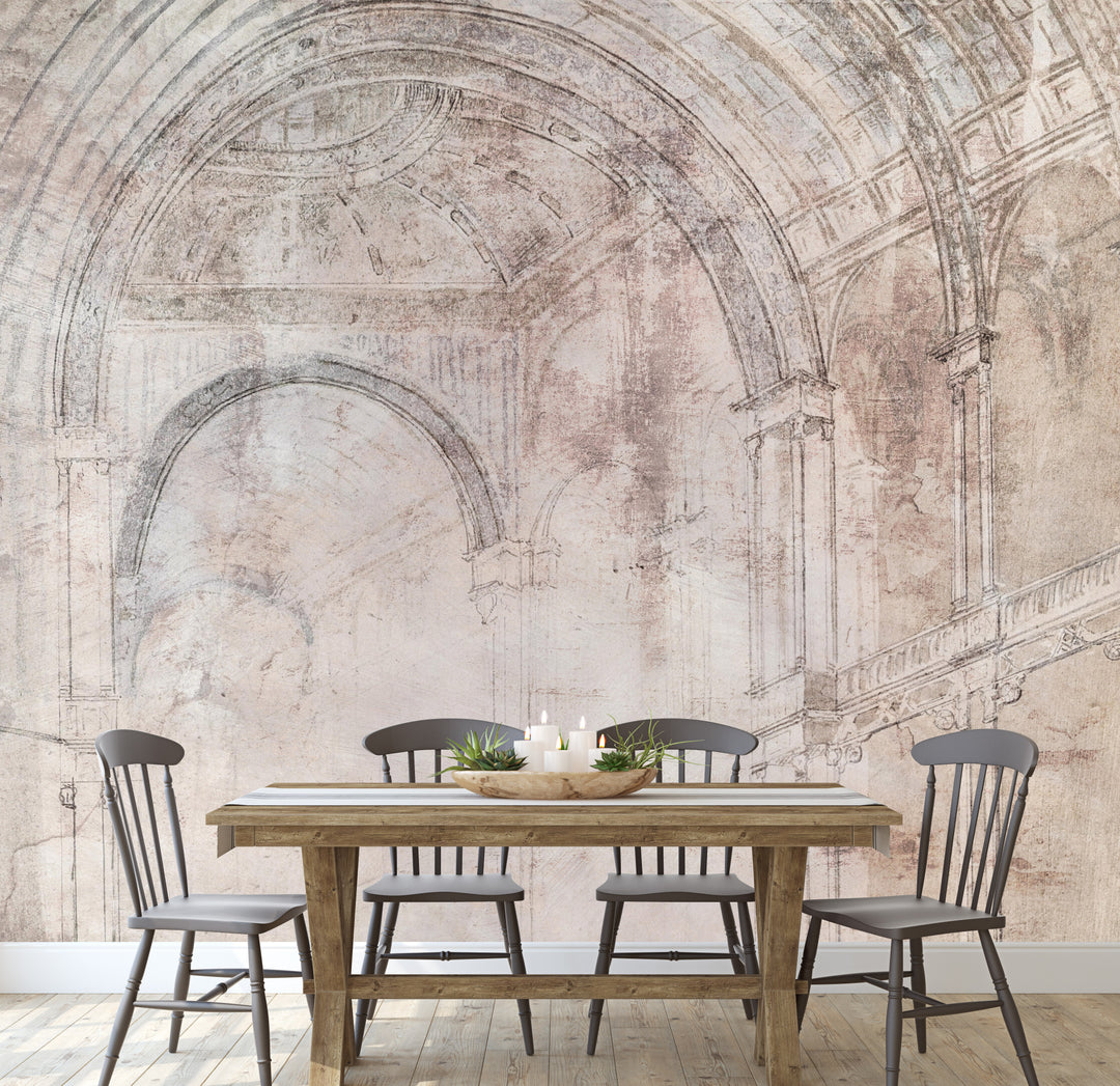 Renaissance Arches Mural