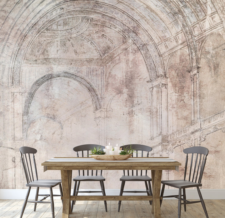 Renaissance Arches Mural