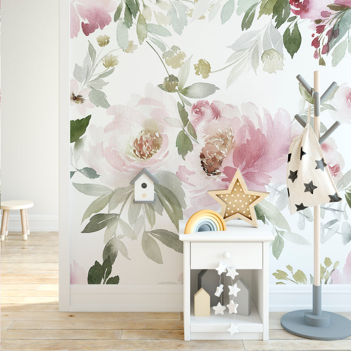 Forest Floral Wallpaper Mural